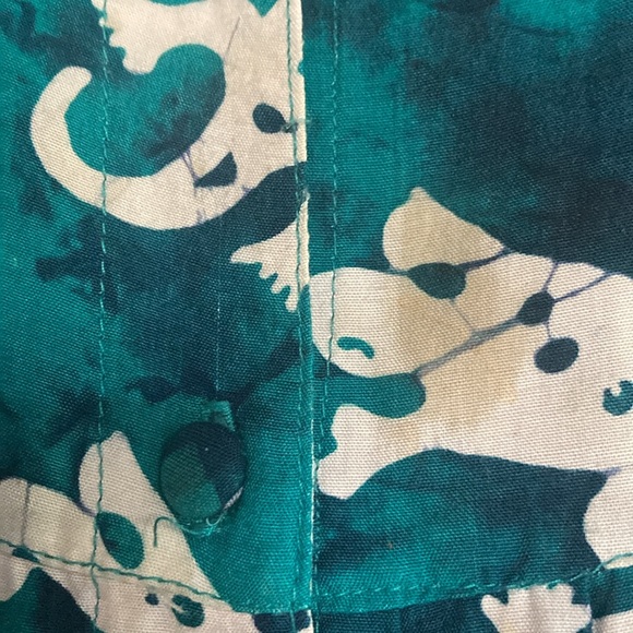 Vintage Bali Moon Kidz Girls Batik Gecko Lizard Dress Large 12-14 90's Y2K - Picture 11 of 12